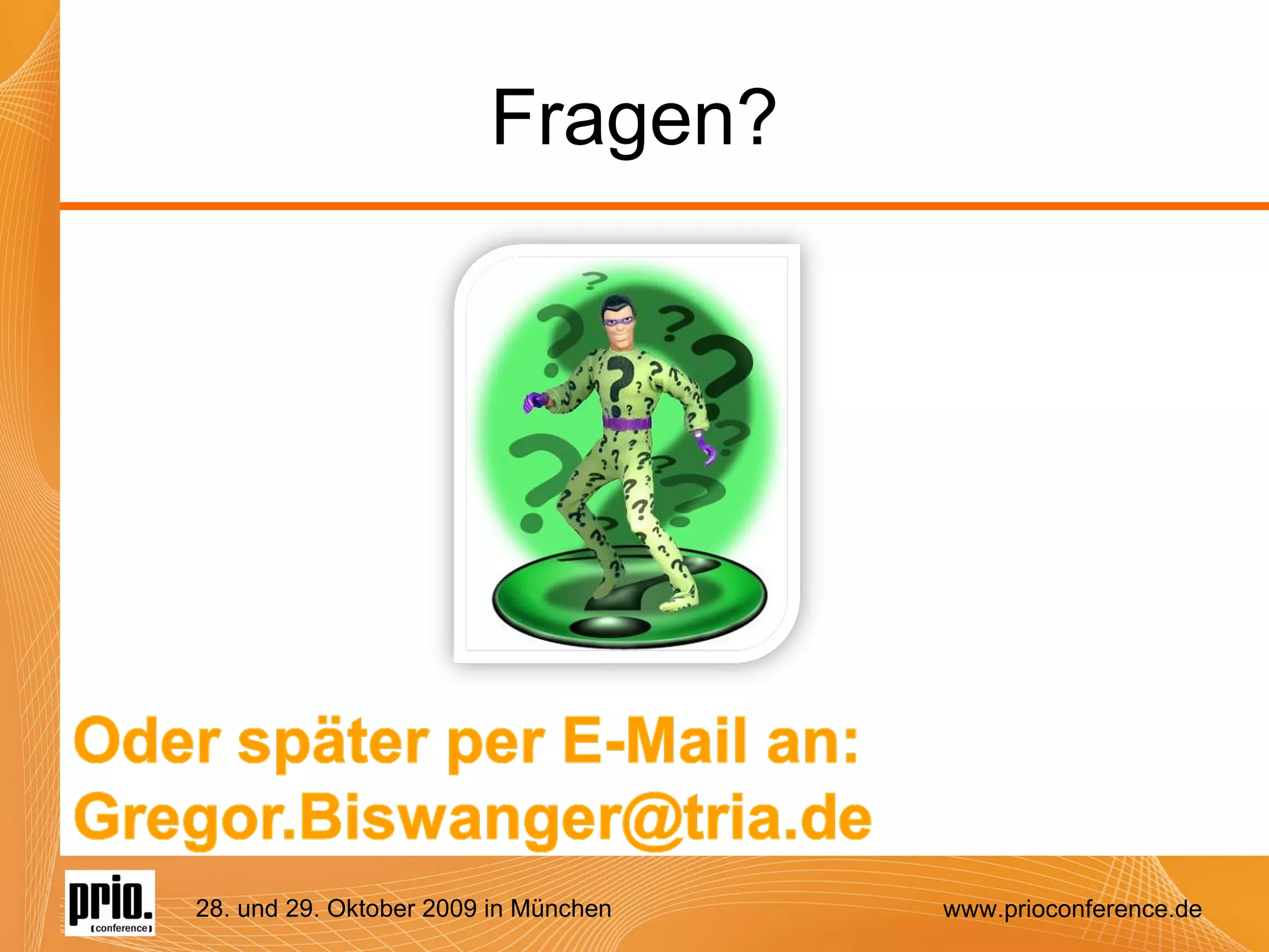 Fragen? 