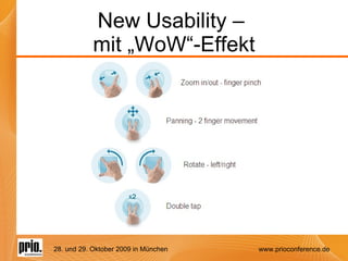 New Usability –  mit „WoW“-Effekt 