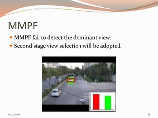 Multi view vehicle detection and tracking in crossroads | PPTX