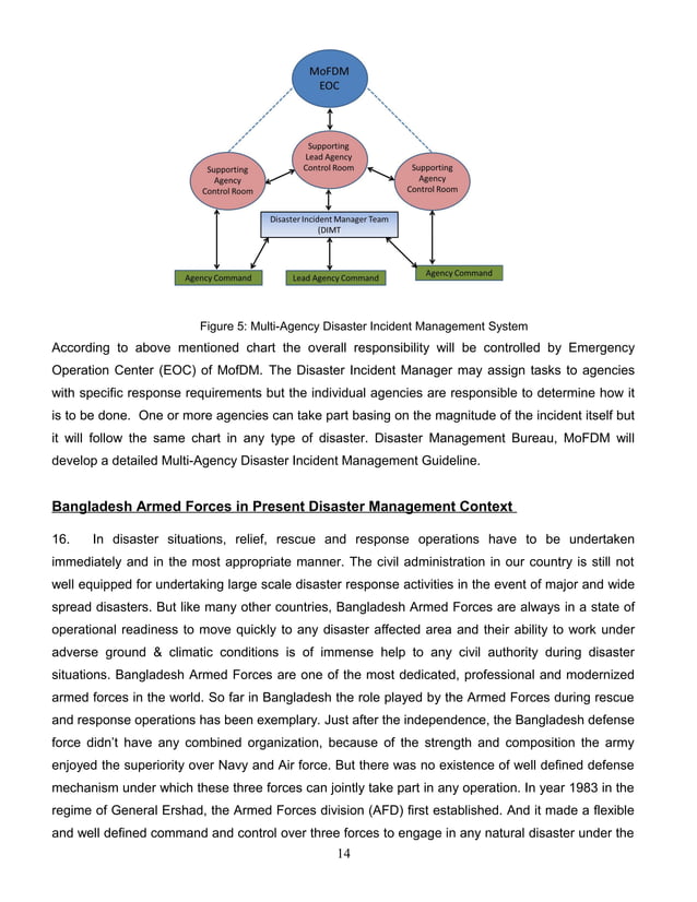 Multi Agency Disaster Incident Management System An Action Framework For Bangladesh Armed Multi Agency Disaster Incident Management System An Action Framework For Bangladesh Armed
