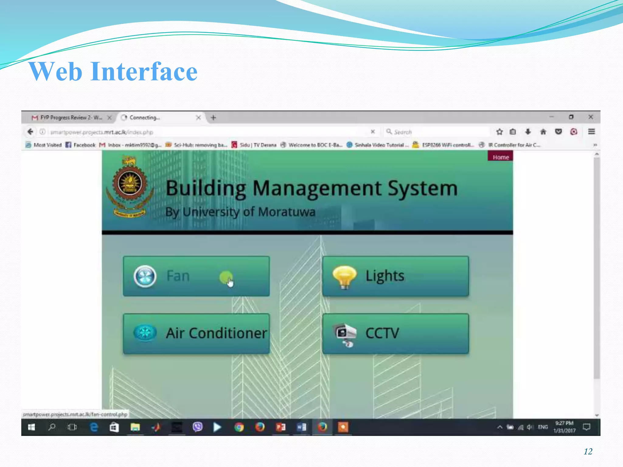 Multi-agent controlled building management system | PPT