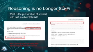 What is the geo location of a vessel
with IMO number 9644342?
Note: Licensing issues may apply when
reproducing data from other sources
 