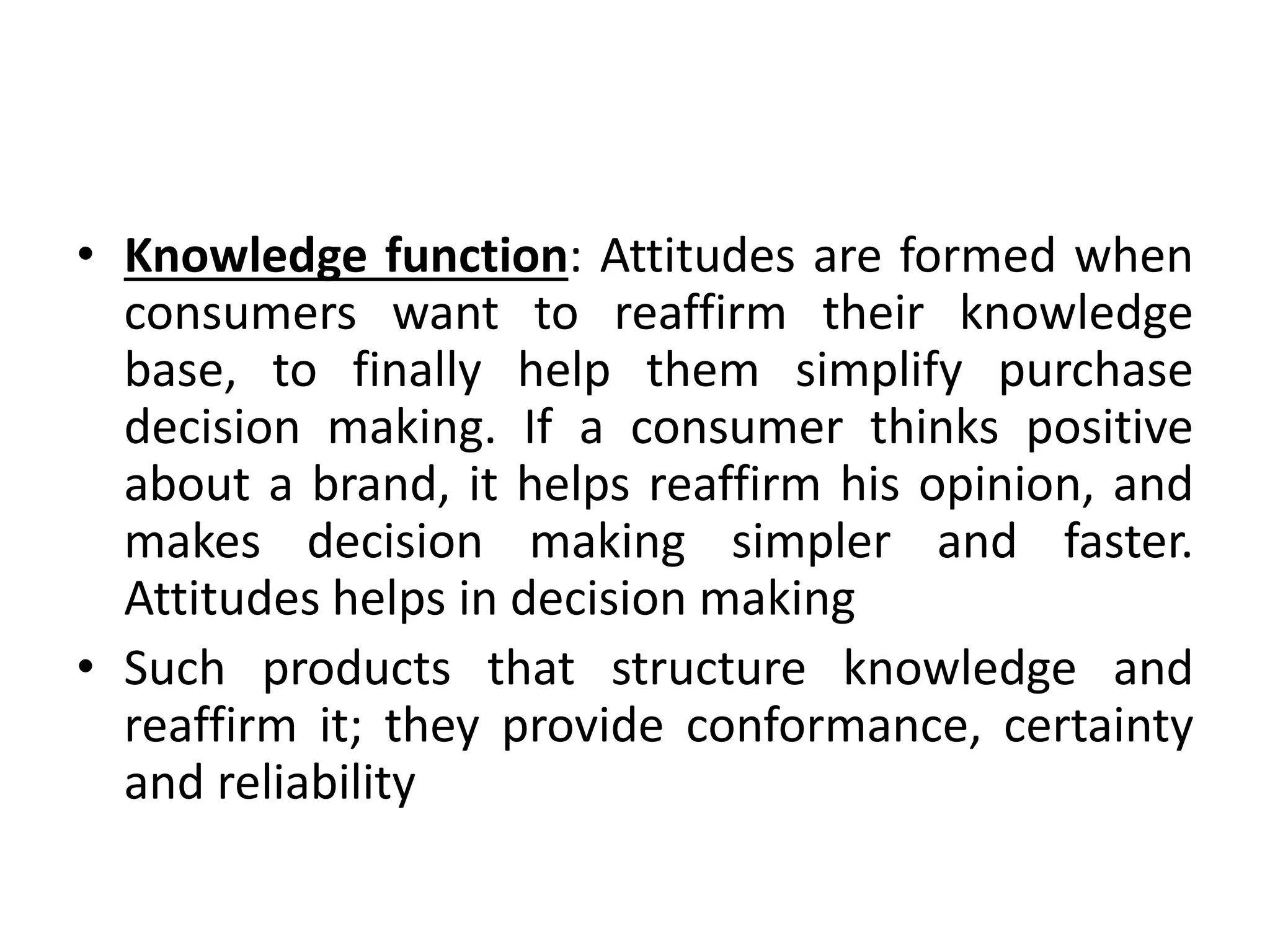 Multi attribute attitude model | PPTX
