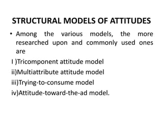 Multi attribute attitude model | PPTX