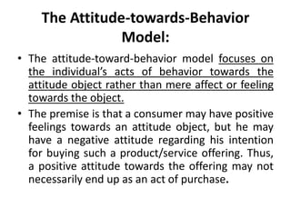 Multi attribute attitude model | PPTX