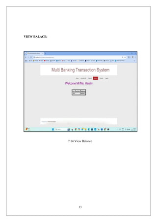 33
VIEW BALACE:
7.14 View Balance
 