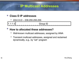 ip multicast routing and switching in networking | PPT