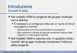 Asm1 Modello Multicast introduzione | PDF