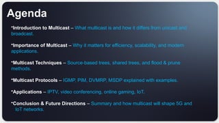 Multicasting Techniques and Protocols for Efficient Network Data ...