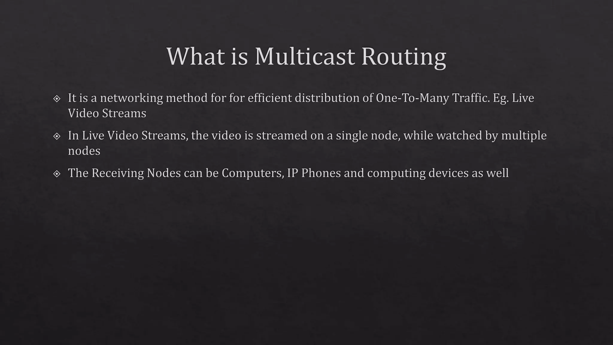 Multicast Routing PPT.pptx | Free Download