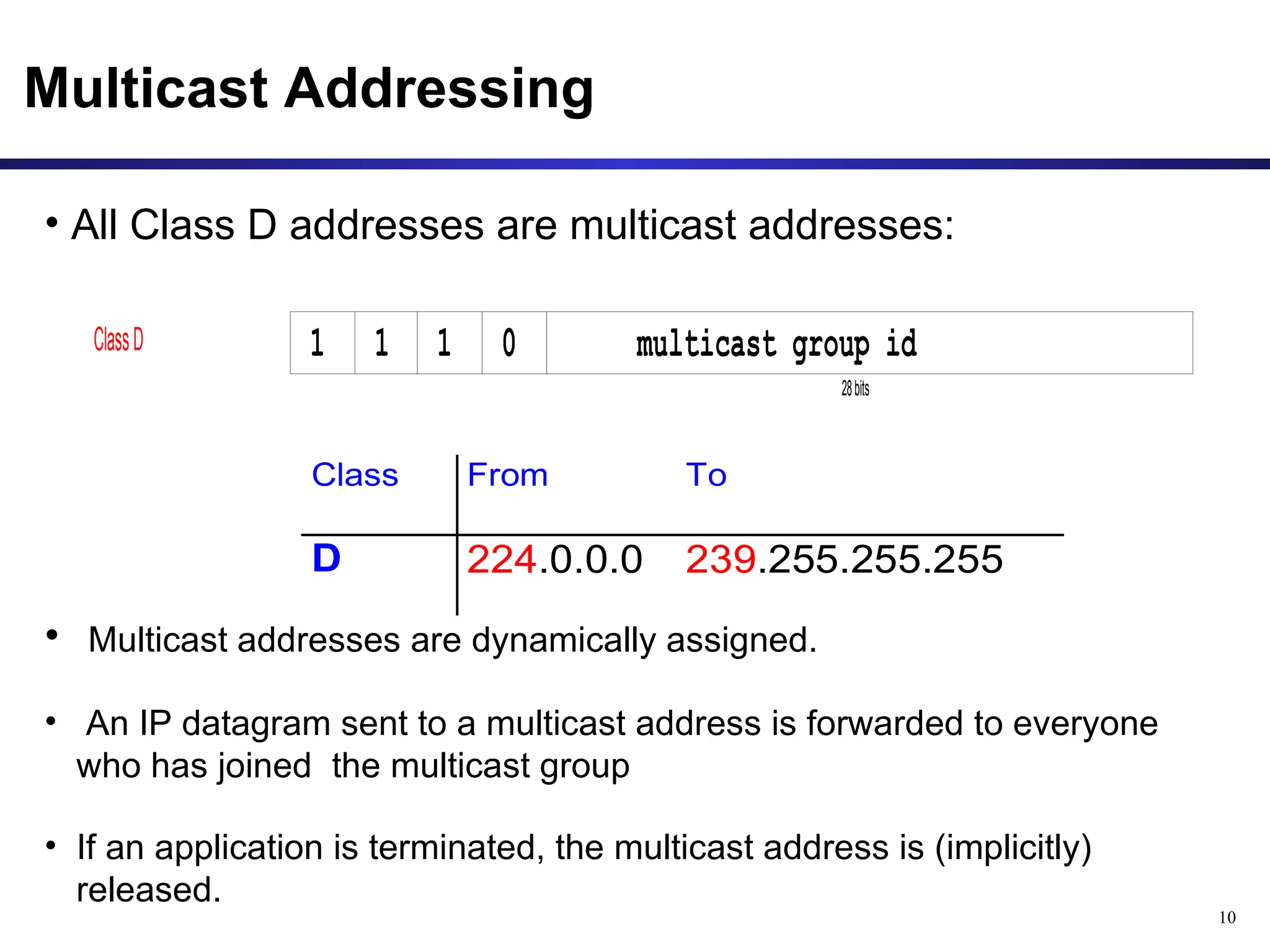 Multicast Routing Protocols | PPT | Computer Networking | Computing