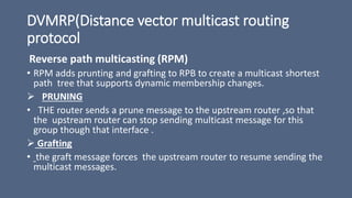 Multicast routing protocols | PPTX