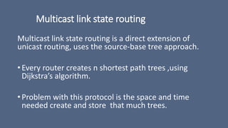 Multicast routing protocols | PPTX