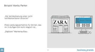 17
Es geht nicht um e-Commerce.
Es geht um Konzepte, die...
das Digitale nutzen, um Grenzen im
Einkaufsprozess so zu sprengen,
dass Kunden deutlich „besser“
einkaufen können!
 