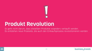 24
Beispiel iTunes / Spotify
„Entmaterialisierung“ des Produktes
Geschäftsmodell-Revolution 1:
„Jeder Song = eine Single“
Geschäftsmodell-Revolution 2:
„Alle Songs auf einmal kaufen“
 