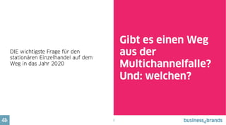 3
Multichannelfalle?
Was ist das?
 