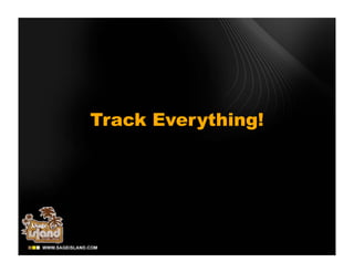 Track Everything!
 