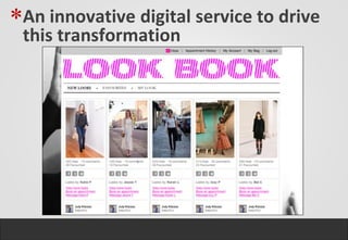 *An innovative digital service to drive
 this transformation
 