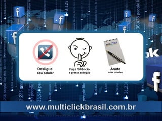 Desligue      Faça Silêncio       Anote
seu celular   e preste atenção   suas dúvidas
 
