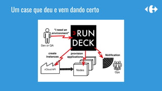 Um case que deu e vem dando certo
 