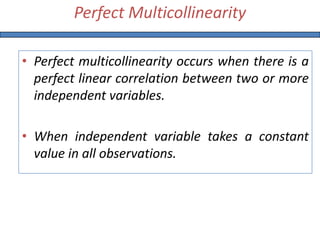 Multicolinearity | PPTX