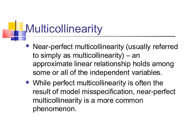 multicollinearity