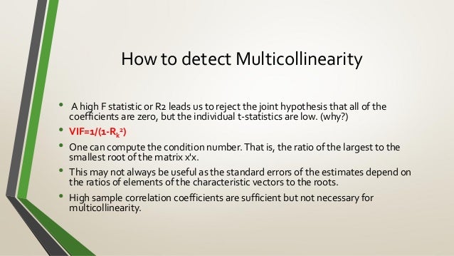 Multicollinearity, Causes, Effects, Detection and Redemption