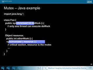 Algorithm sketch – TBB75class Vesselness {	  public:  void operator() ( const tbb::blocked_range3d<int,int,int>& r ) {      // Process the block, could use ITK hereprocessBlock ( r.cols().begin(), r.rows().begin(), r.pages().begin(),r.cols().size(),  r.rows().size(),  r.pages().size() );...parallel_for ( tbb::blocked_range3d<int,int,int>(                 0, in->mDepth, 32                 0, in->mHeight, 32                 0, in->mWidth, 32 ),Vesselness( in, out ), auto_partitioner() );Individual blocksFull CPUsMay not have best cache performance