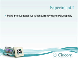 Experiment I
•   Make the five loads work concurrently using Polycephaly
 