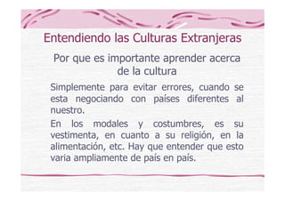 Multiculturalidad En Negocios Int