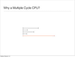 Multi cycle cpu | PDF