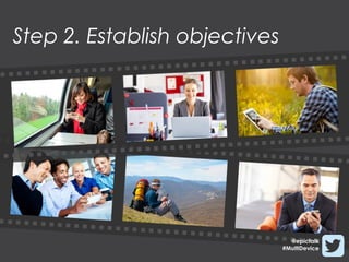 Step 2. Establish objectives




                                 @epictalk
                               #MultiDevice
 
