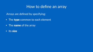 Multidimensional arrays in C++ | PDF