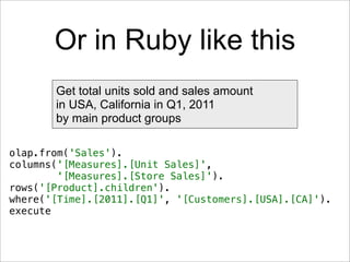 Multidimensional Data Analysis with JRuby | PDF