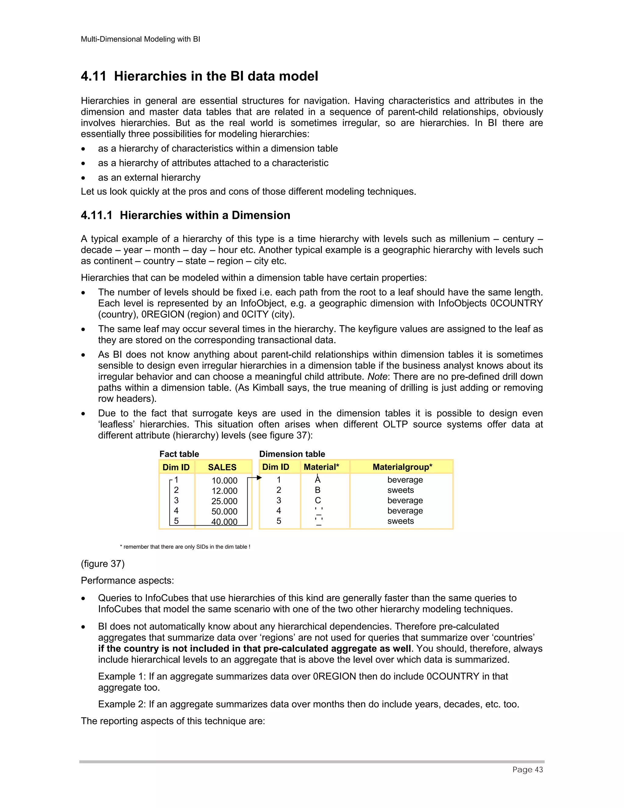 Multi dimensional modeling | PDF