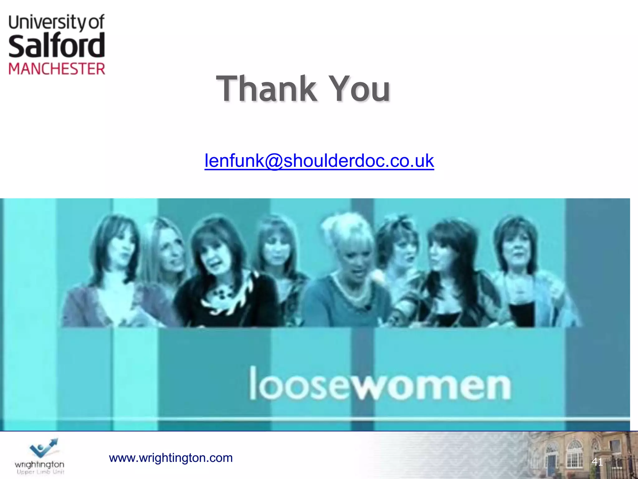 References: 
1.Altchek DW, Warren RF, Skyhar MJ, Ortiz G. T-plasty modification of the Bankart procedure for multidirectional 
instability of the anterior and inferior types. J Bone Joint Surg Am . 1991;73: 105-12.Abstract/FREE Full Text 
2. Bak K, Spring BJ, Henderson JP. Inferior capsular shift procedure in athletes with multidirectional instability based on 
isolated capsular and ligamentous redundancy. Am J Sports Med . 2000;28: 466-71.Abstract/FREE Full Text 
3. Flatow EL, Miniaci A, Evans PJ, Simonian PT, Warren RF. Instability of the shoulder: complex problems and failed 
repairs: Part II. Failed repairs. Instr Course Lect . 1998;47: 113-25.Medline 
4.Gerber C. Observations on the classification of instability. In: Warner JJP, Iannotti JP, Gerber C, editors. Complex and 
revision problems in shoulder surgery . Philadelphia: Lippincott-Raven; 1996. p 9-18. 
5.Pagnani MJ, Warren RF, Altchek DW, Wickiewicz TL, Anderson AF. Arthroscopic shoulder stabilization using 
transglenoid sutures. A four-year minimum followup. Am J Sports Med . 1996;24: 459-67. 
6. Jobe FW, Tibone JE, Pink MM, Jobe CM, Kvitne RS. The shoulder in sports. In: Rockwood CA Jr, Matsen FA 3rd, 
editors. The shoulder . 2nd ed. Philadelphia: WB Saunders; 1996. p 1214-38. 
7. Neer CS 2nd. Involuntary inferior and multidirectional instability of the shoulder: etiology, recognition, and treatment. 
Instr Course Lect . 1985;34: 232-8 
8.Pollock RG, Owens JM, Flatow EL, Bigliani LU. Operative results of the inferior capsular shift procedure for 
multidirectional instability of the shoulder. J Bone Joint Surg Am . 2000;82: 919-28 
wwwwww.w.wrigrhigtinhgttionng.ctoomn.com 
41 

