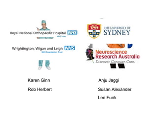 Methodology - Procedure 
exclude – 
bony damage & RC tear 
subjects blinded no capsulolabral damage 
34 
patients with a feeling of insecurity in their shoulder, not associated with a high collision injury, 
which is provoked by physical examination tests, who do not have upper limb nerve damage 
identified 
MRI examination 
• sign consent to participate prior to undergoing diagnostic arthroscope 
• undergo baseline outcome measurements 
diagnostic arthroscope 
• subjects recruited 
• randomly allocation 
stabilisation surgery no further intervention 
post-operative physiotherapy 
maximum 12 treatment sessions over 6 months 
6 months post-randomisation 
all outcome measurements re-assessed 
1 & 2 years post-randomisation 
exclude – 
WOSI, participant perceived improvement & dislocation episodes re-assessed 
therapists blinded 
assessor blinded 
assessor blinded 
 