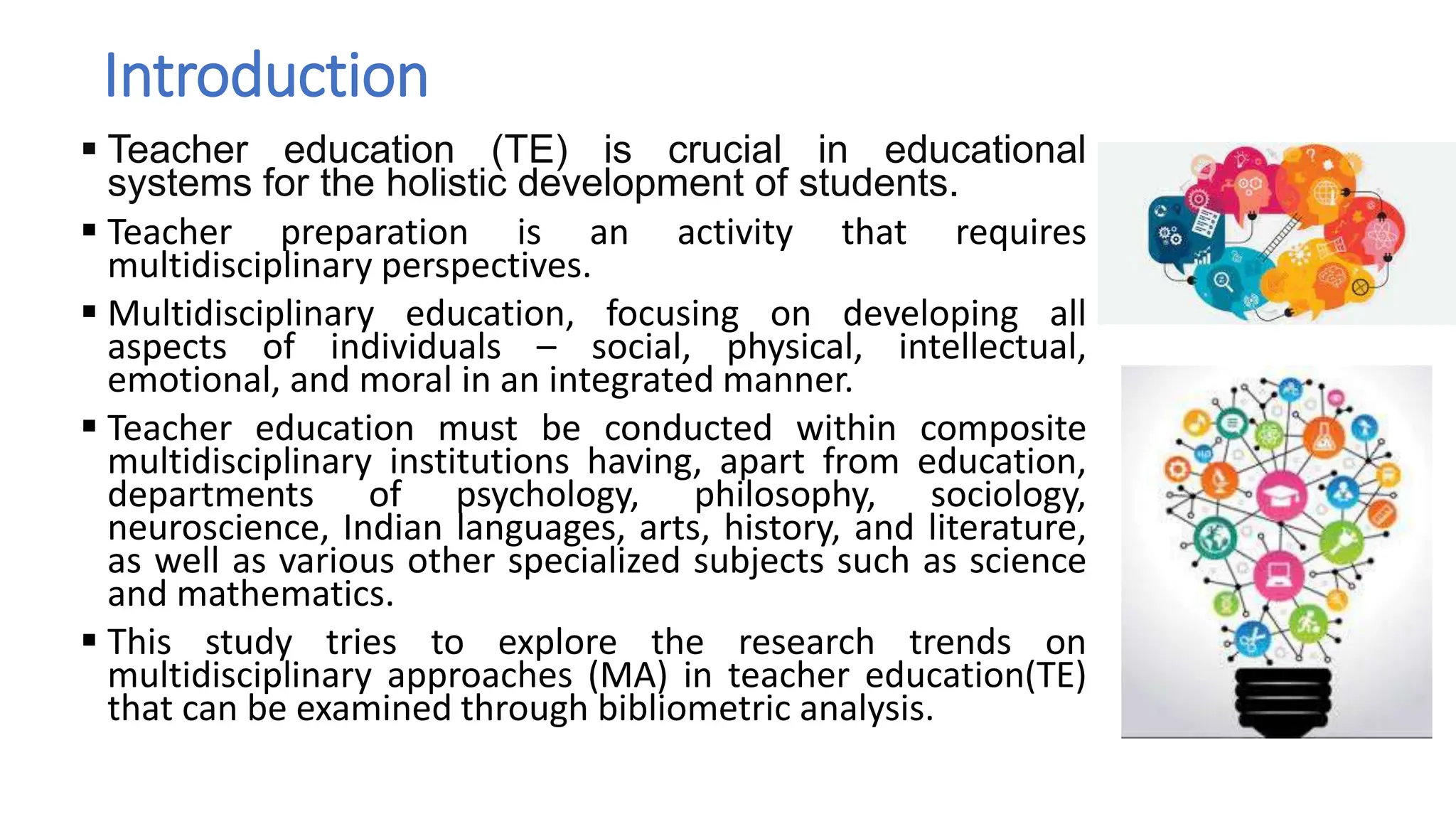Multidisciplinary And Interdisciplinary Approach In Teacher Education ...