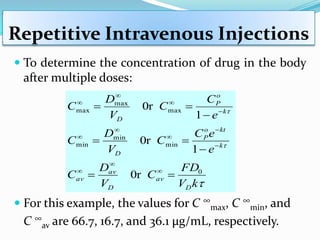 Pharmacokinetics / Biopharmaceutics - Multi dosage regimens | PDF