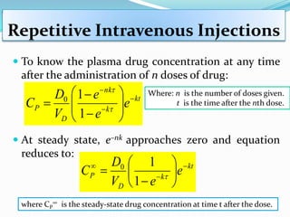 Pharmacokinetics / Biopharmaceutics - Multi dosage regimens | PDF