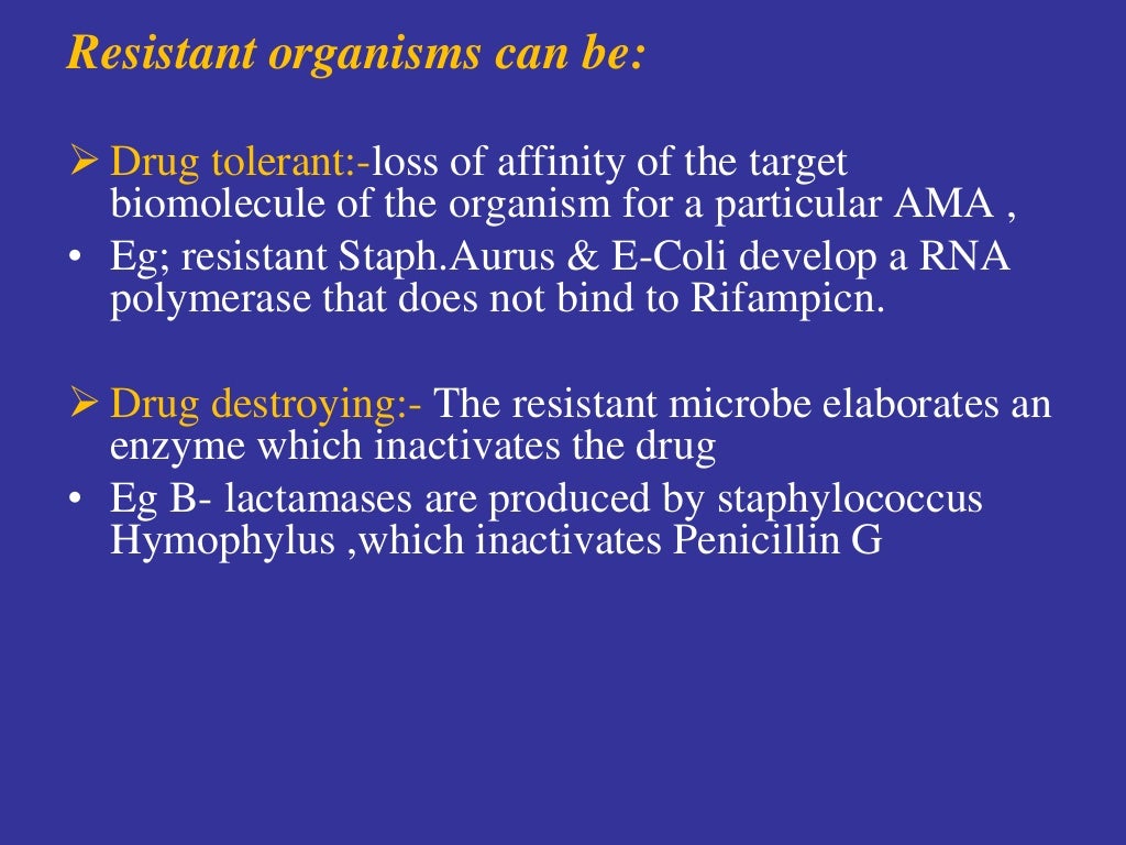 Multi drug resistance