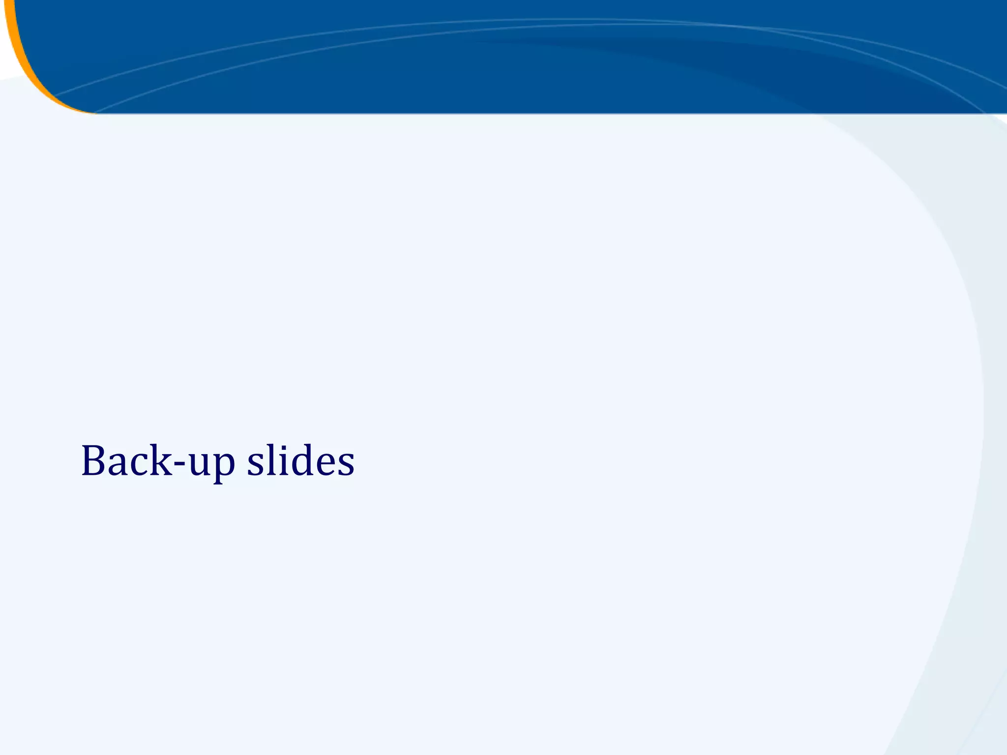 Back-up slides
 
