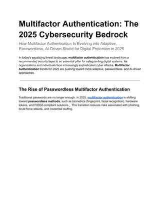 Multifactor Authentication_ The 2025 Cybersecurity Bedrock.pdf