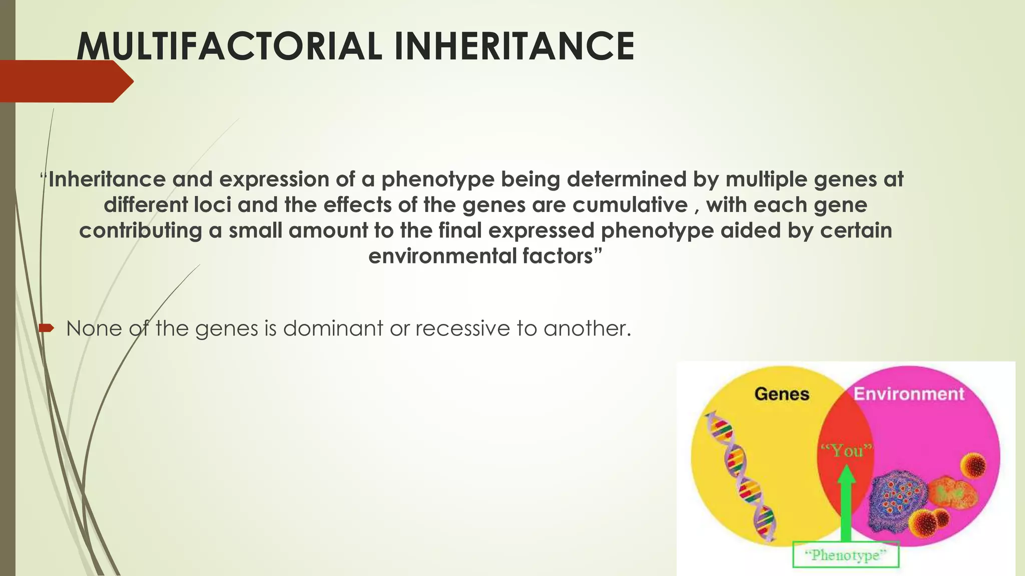 Multifactorial disorders | PPTX | Genetics | Science