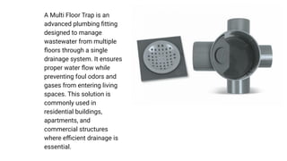 Multi Floor Trap: Efficient Drainage Solutions for Modern Plumbing ...