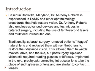 Multifocal Intraocular Lens Implants After Cataract Surgery | PPTX