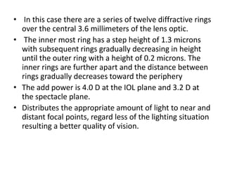 Diffraction Ring Iol Multifocal iols | PPTX