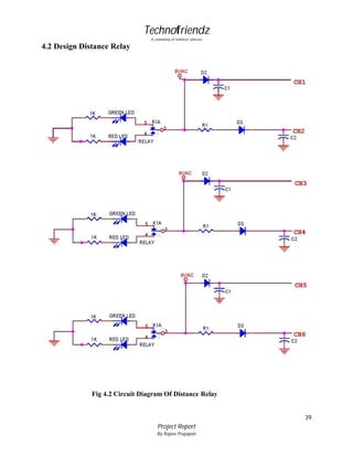 Technofriendz
A community of technical scholars

4.2 Design Distance Relay

Fig 4.2 Circuit Diagram Of Distance Relay
39
Project Report
By Rajeev Prajapati

 