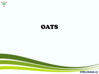 OATS 
PPRC/INDIA 22 
 