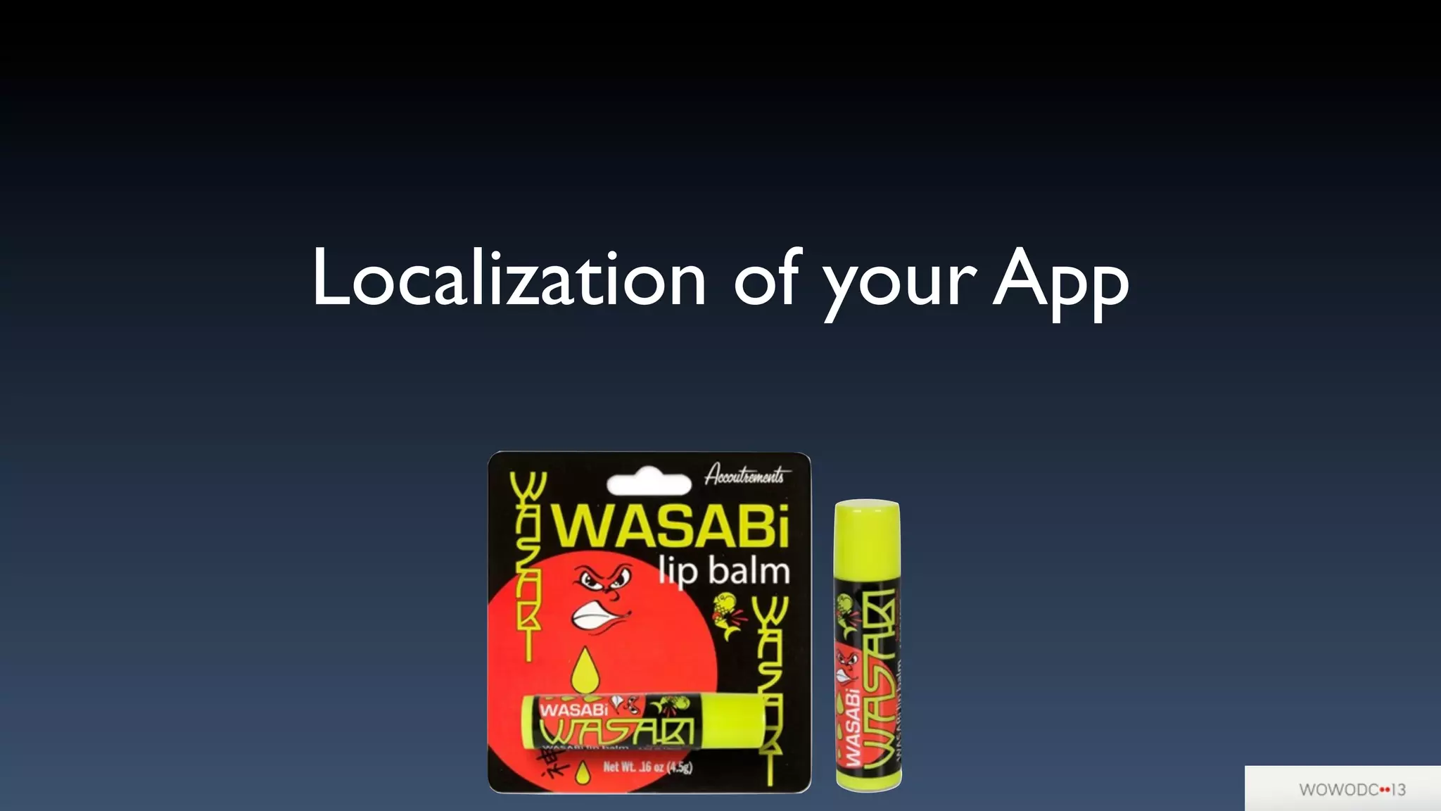 Localization of your App
 